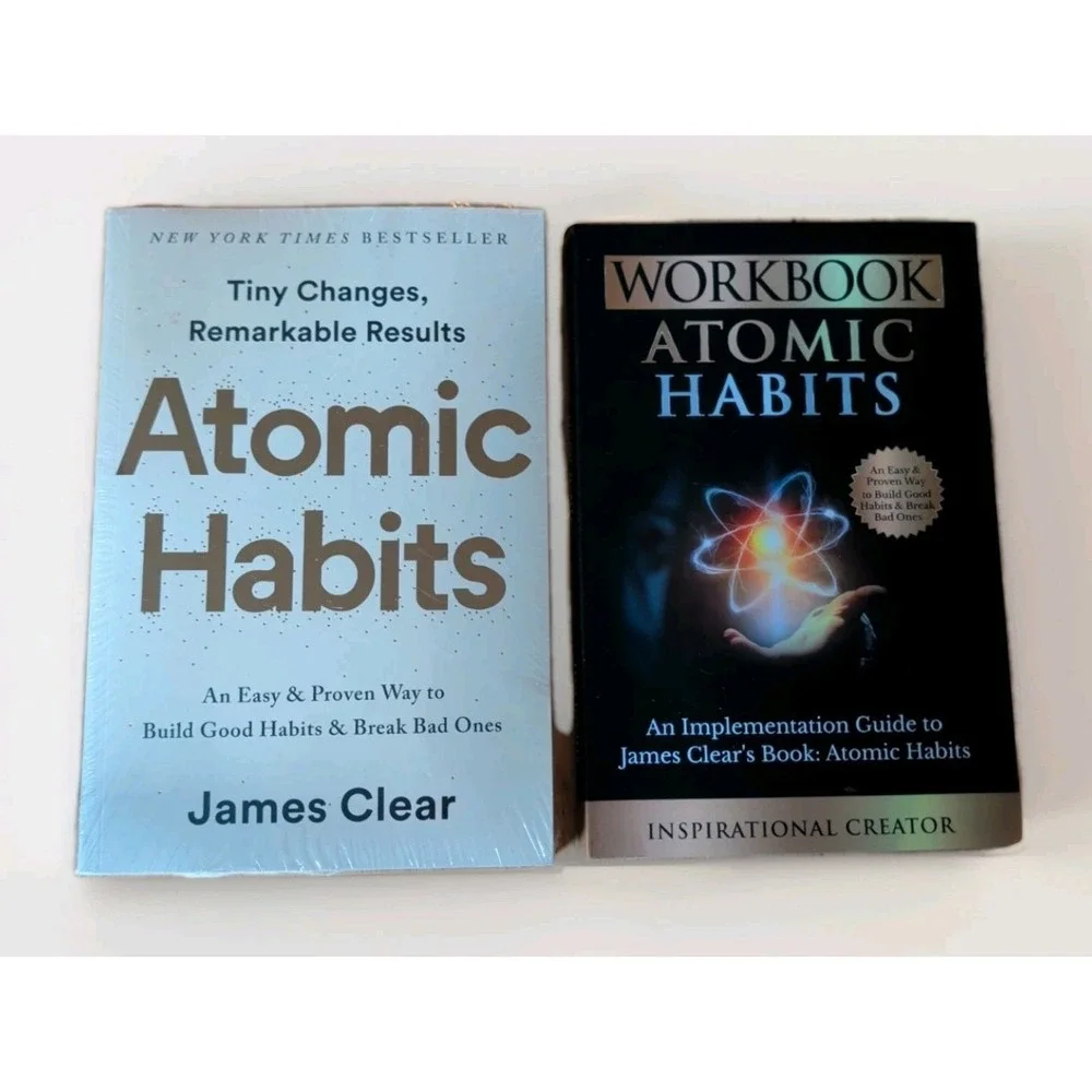 Atomic Habits book & Workbook  An Easy and Proven Way to Build Good Habits